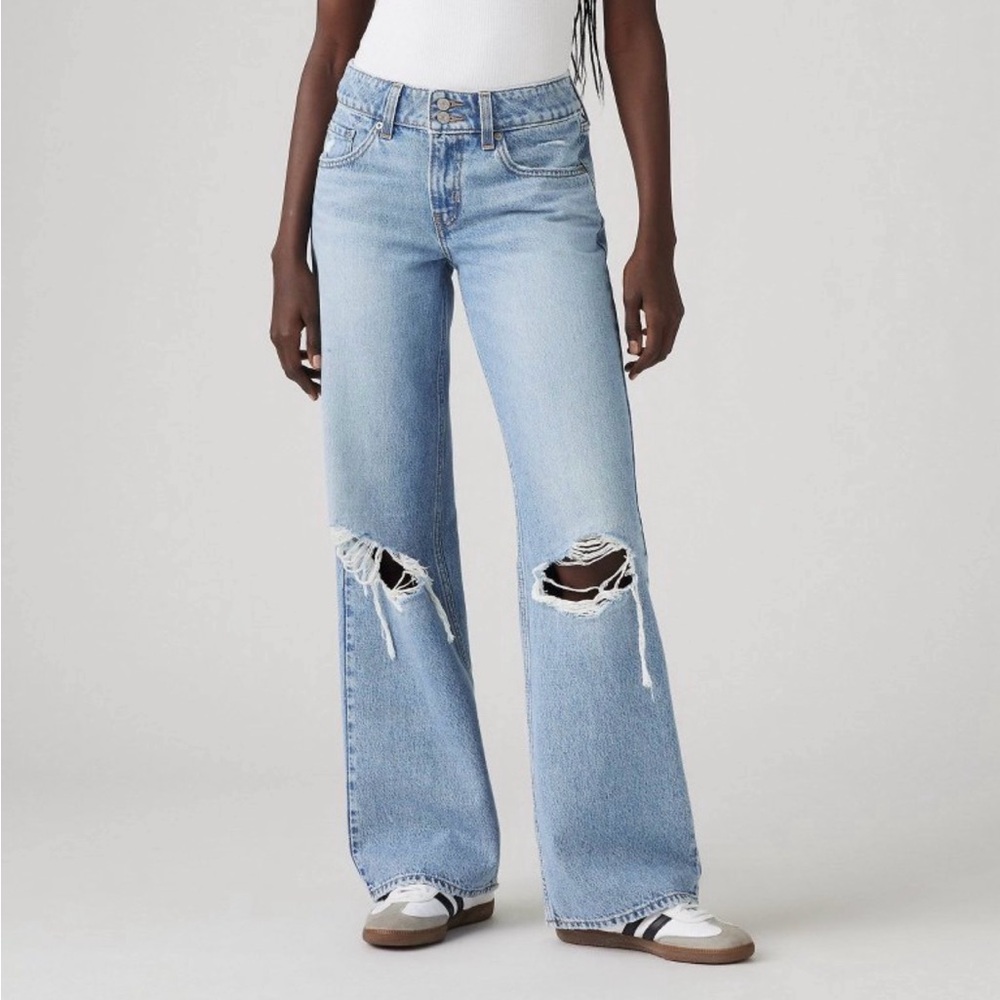 NWT Levi's Low-Rise Super Loose Jeans Table Talk Size 27